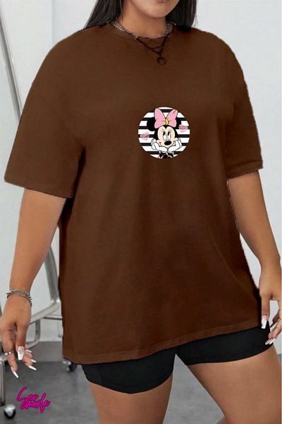 SevMode Cartoon Character Printed Large Size T-Shirt