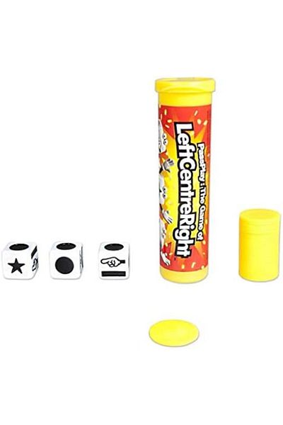Spin Masters Spin Master Left Center Right Dice Game - Styles Vary Tube/Tin Basic pack