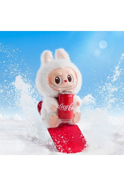 victiny Labubu Monsters COCA-COLA Figurine, PVC, Multicolor