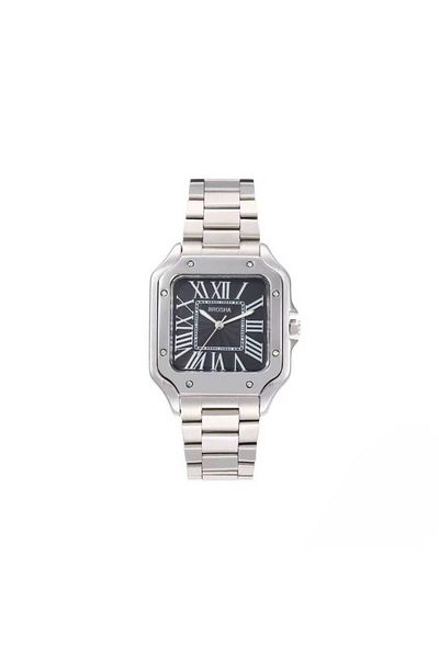 Brosho Men's Classic Steel Watch, Frame Size: 39mm