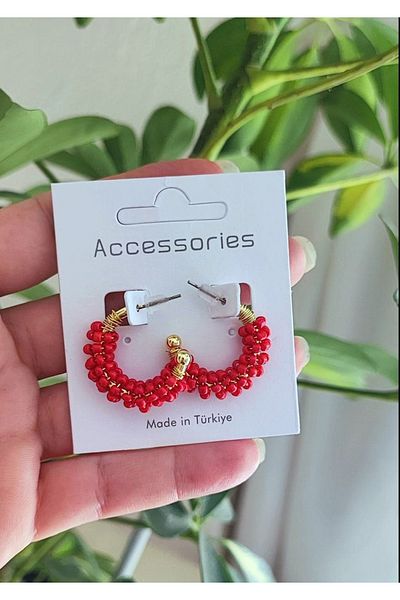 DOĞALYA Women's Sand Bead Earrings