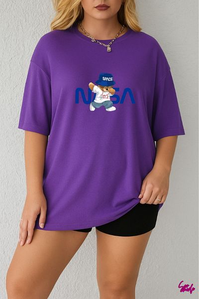 SevMode Nasa Printed Large Size T-Shirt