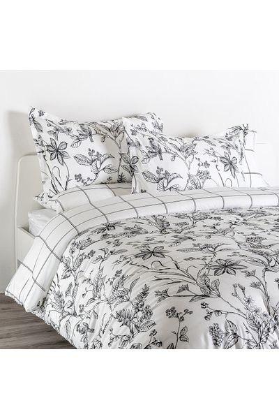 Cottage microfiber fading winter 6pc queen comforter set, blue 200*240cm