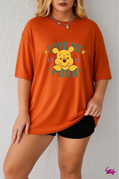 SevMode 1 T-Shirt Is a Gift for Purchases of 5 or More in the Cart - Love Me Pooh Printed T-Shirt