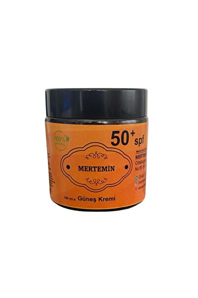 MERTEMİN Güneş Kremi %100 Doğal 50 spf 100 ml
