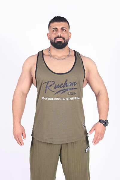 RUCHON NUTRITION Tank Top Athlet - BB&FC Erkek Rahat Fit Sporcu Atlet - Fitne...