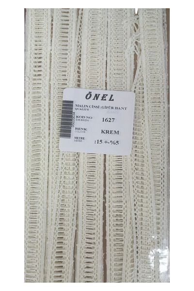 Store Lace Polyester Guipure Tape Cream 15 Meters Width 3 cm On-1627-Kr