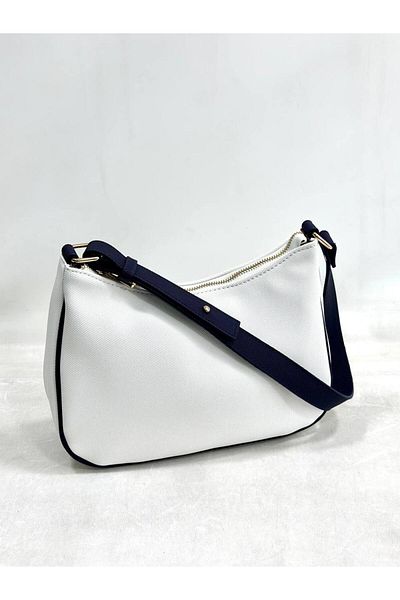 çkn sedat çakan çanta & fular & aksesuar Ry Textured Fabric Baguette Model Women's Hand Shoulder Diagonal Bag