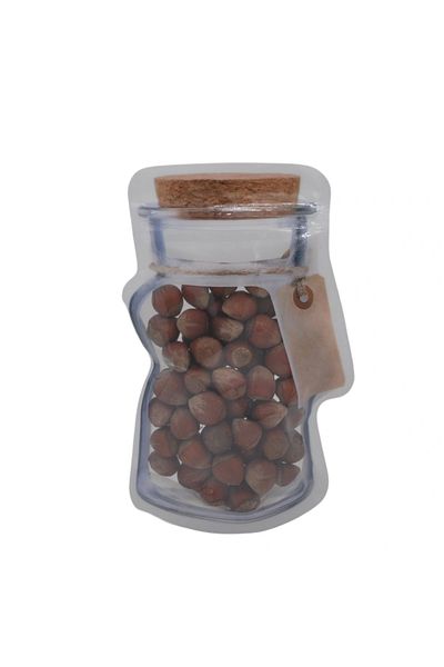 Beruflic Jar Appearance Ziplock Bag with Snap Fasteners and Practical Bags 4 Pieces
