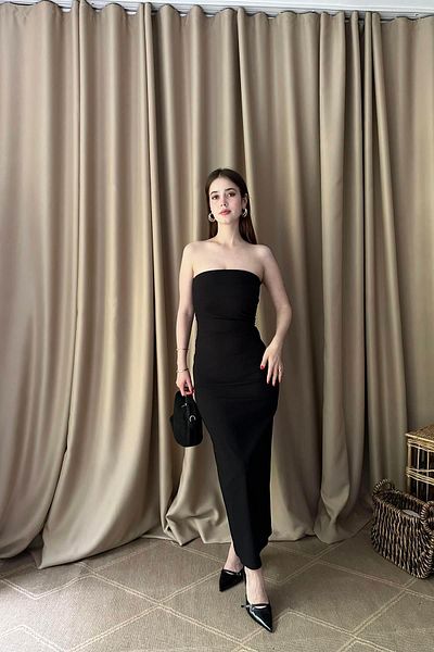 lizge giyim STRAPLEZ MIDI DRESS