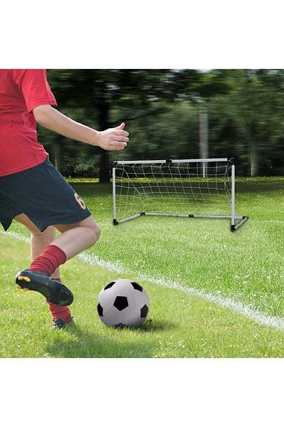 COOYA 4-Piece Portable Mini Soccer Sports,Football Goals Net For Indoor Outdoor Garden Set 92x61x48cm