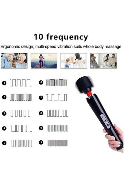 COOYA Wireless Massager , Electric Personal Massager for Deep Whole Body Massage and Pain Relief (White)
