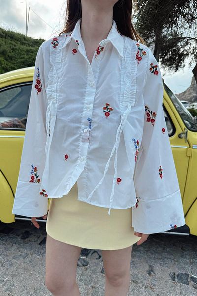 lizge giyim EMBROIDERED SHIRT