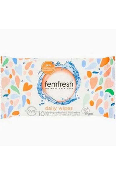 Femfresh مناديل جيب منعشة من فيم، 10 مناديل