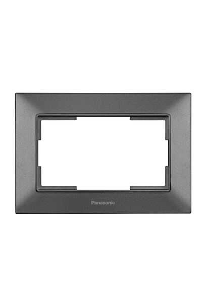 PANASONIC Frame for Double Socket Arkedia Slim Smoky