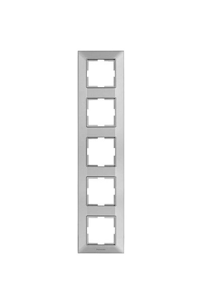PANASONIC Vertical Frame 5 Posts Silver Arkedia Slim
