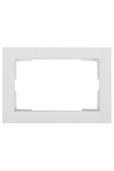 PANASONIC Rama pentru priza dubla Karre Plus 55 Soft Touch Seashell