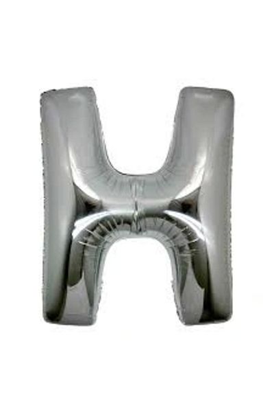 Beruflic H Letter Foil Balloon Silver Color 40 Inch