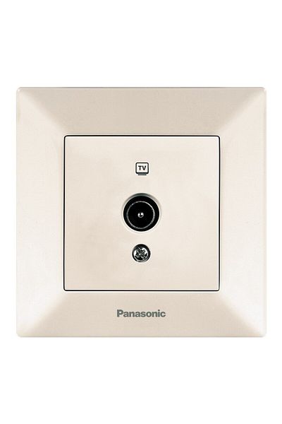 PANASONIC Final TV Socket Arkedia Beige