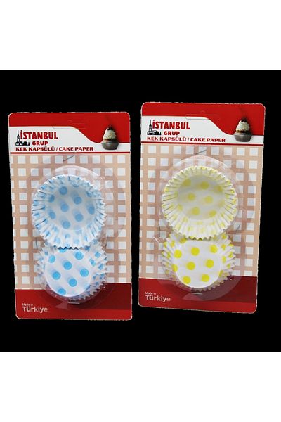Beruflic Red Card - Large Muffin Paper Cake Capsule