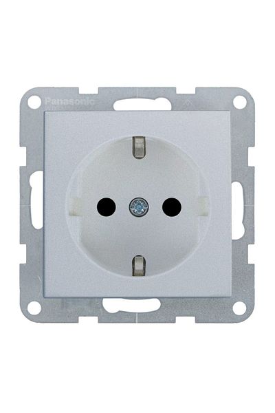 PANASONIC Schuko QC Karre Plus 55 Silver Socket Mechanism