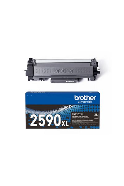 3 Toner Negru Original Brother TN2590XL