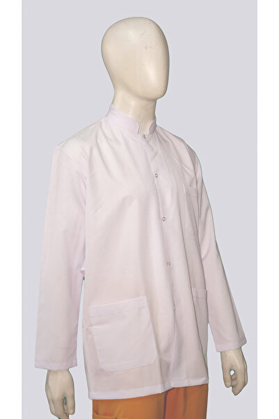 APEX TEKSTİL سترة قصيرة بأكمام طويلة وياقة محاكمة للرجال