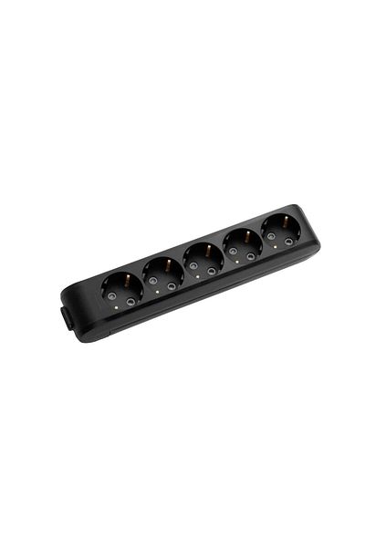 PANASONIC Xtendia Power Strip without Switch - 5 Outlets, Black