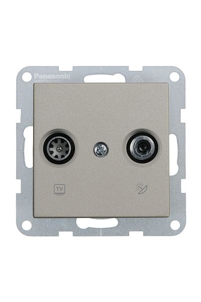 PANASONIC Mecanism priză satelit + tv finală Karre Plus 55 Bronz