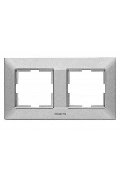 PANASONIC 2 Horizontal Frame Silver Arkedia Slim