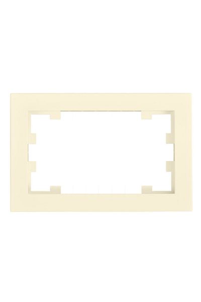 PANASONIC Karre Plus 55 Double Socket Frame Beige