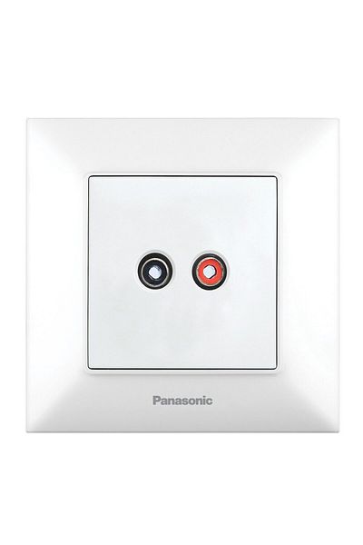 PANASONIC Audio Socket for Speakers - Arkedia Slim White