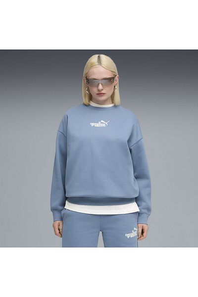 Puma Hanorac Essentials Nature 2.0 Oversized Crew pentru femei