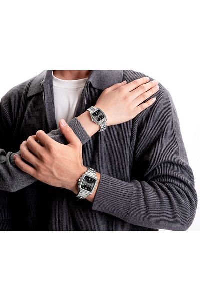 Naviforce Naviforce Men's and Women's Classic Stainless Steel Watch Set