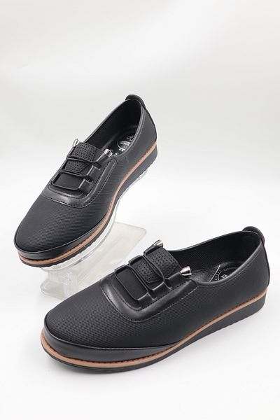 nazenintasarımlar Women's Ballerina Light Orthopedic Sole Casual Shoes