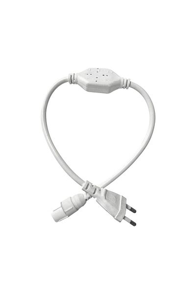 Braytron CABLU ALIMENTARE PENTRU TUB LUMINOS 1CANAL D11mm ALB