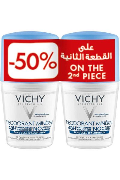 Vichy Deo 48H Mineral, 2x50ml
