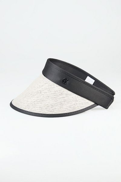 Fulla Moda G Letter Embroidered Visor Hat