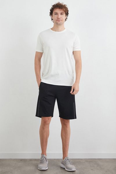 Fulla Moda Elastic Waist Pocket Zippered Shorts