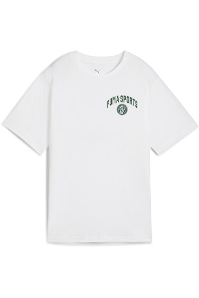 Puma Dámské tričko s potiskem Legacy Essentials Sports Relaxed Tee