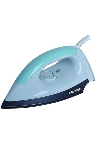 rebune Electric Dry Iron with Non-Stick Base - 1100W