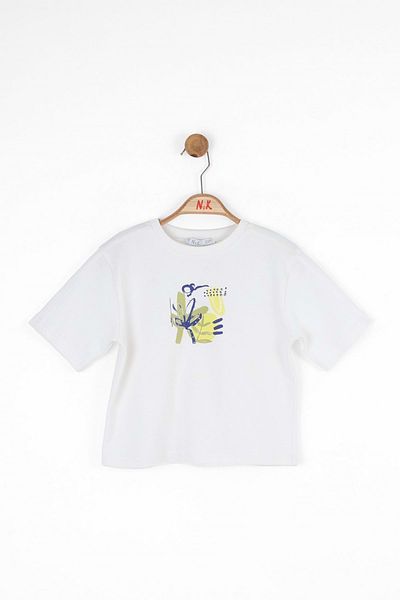 nk kids Pre-Leaf Printed Body Ecru