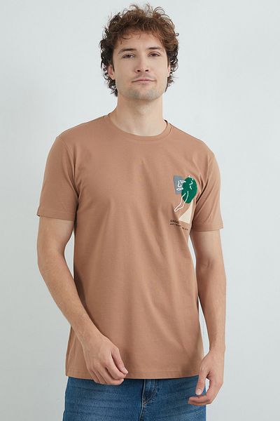 Fulla Moda Κεντημένο T-Shirt με λαιμόκοψη