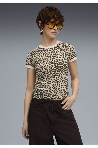Puma Tricou T7 Leo Luxe Slim pentru femei