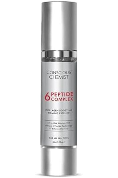 CONSCIOUS CHEMIST سيروم ® 6 ببتيدات للوجه | 50 مل | خلاصة مُركّبة لتعزيز الكو...