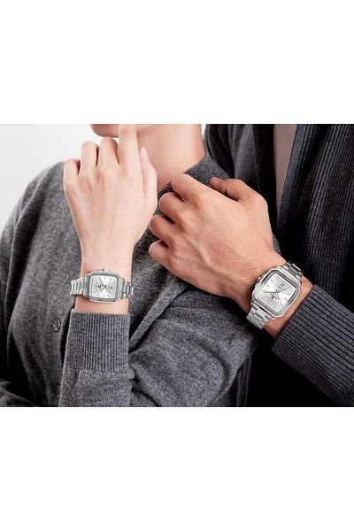 Naviforce Naviforce Men's and Women's Watch Set with Classic Design, Stainless Steel, Water Resistant