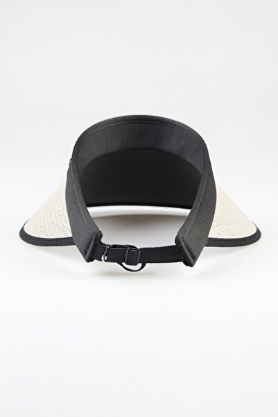 Fulla Moda G Letter Embroidered Visor Hat