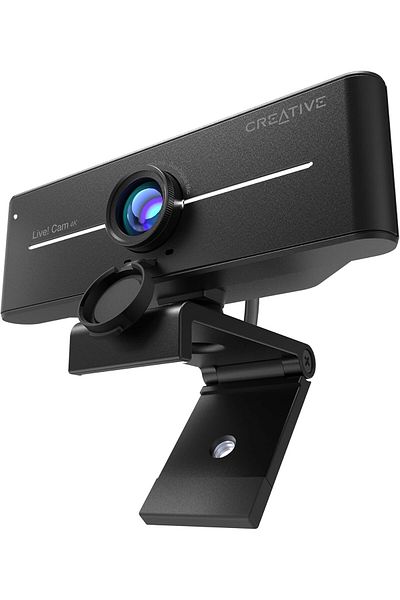 CREATIVE كاميرا ويب Live! Cam Sync 4K UHD USB مع تعويض الإضاءة الخلفية