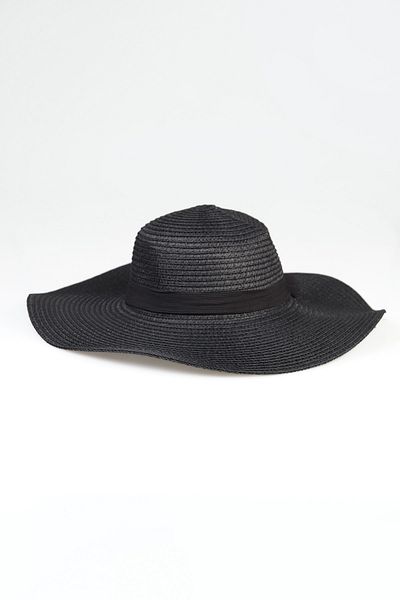 Fulla Moda Straw Hat with Ribbon