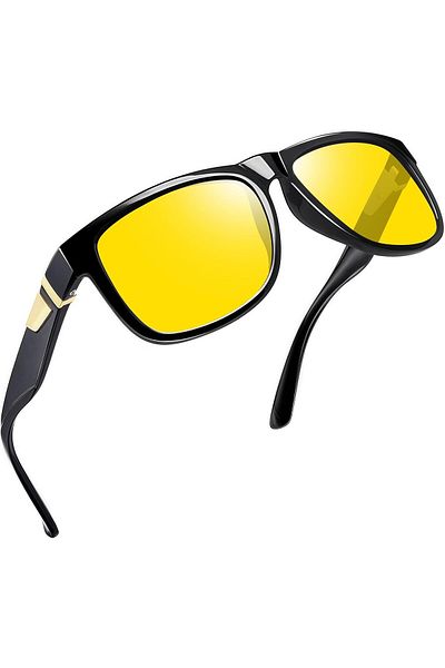 Joopin Polarized Sunglasses for Men Retro Large Square Sun Glasses for Women Trendy UV Protection La